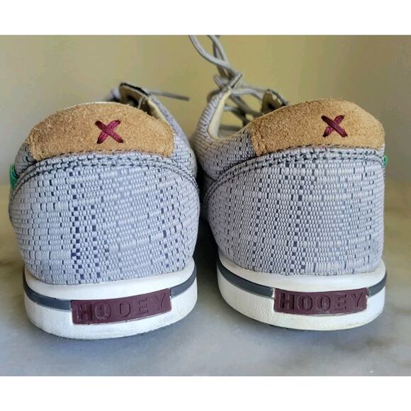 Twisted X Men\'s WHYC009 Hooey Lopers Sneakers Comfort Shoe Light Grey Size 10 US